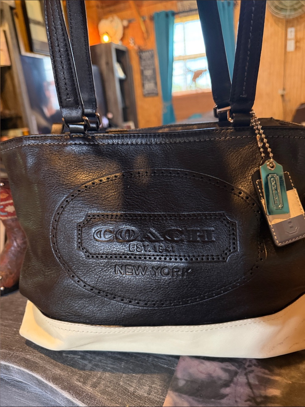 Coach Hampton Weekend Embossed
